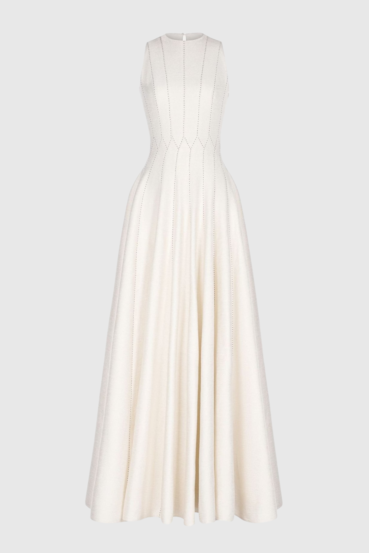 Anise Sleeveless Shirred Textured Maxi Dress