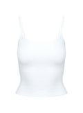 Baseline Rib Top White