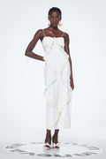 Bachtiar Spaghetti Split Maxi Dress