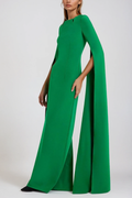 Belen Shawl Split Maxi Dress