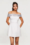 Blagovesta Strapless Sequin Mini Dress