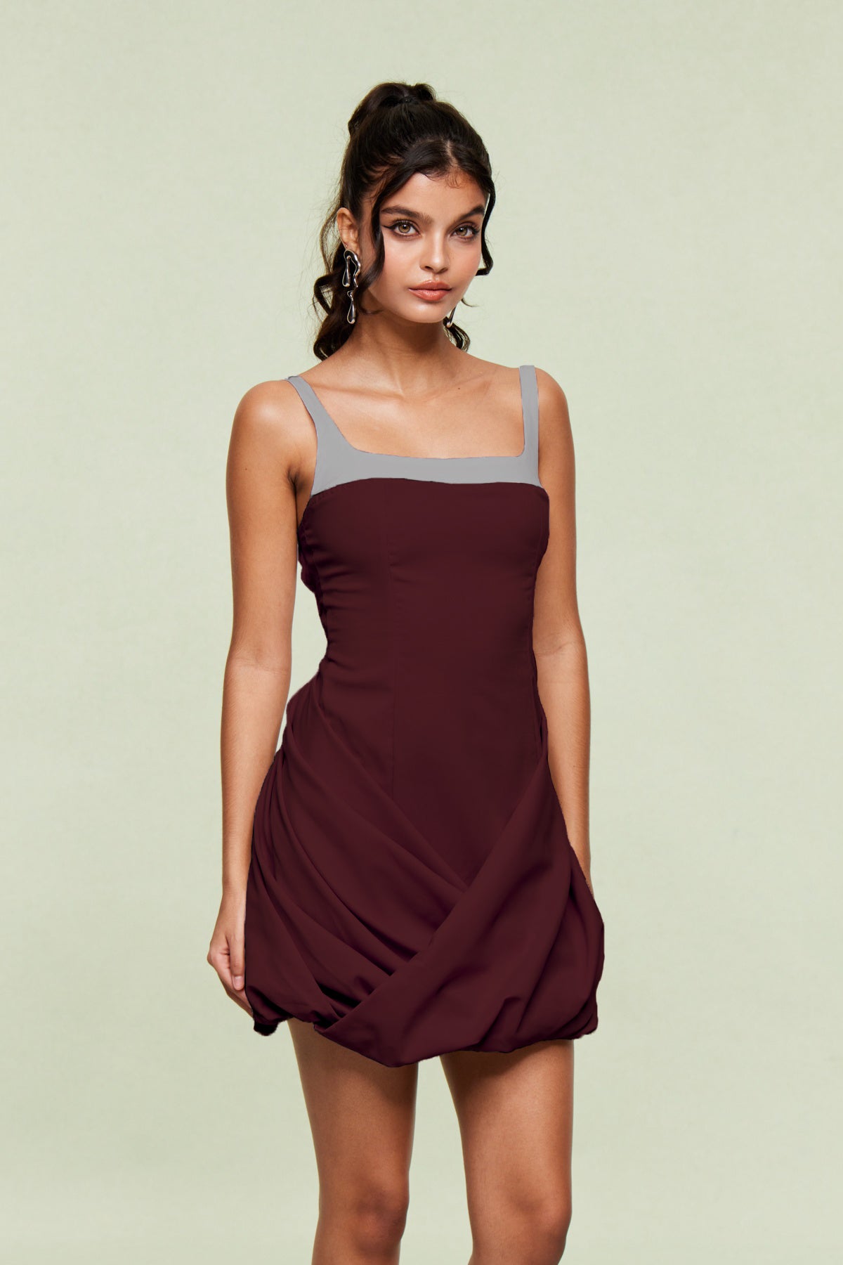 Blaise Ruch Mini Dress In Red