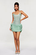 Blaze Sequin Ruch Mini Dress