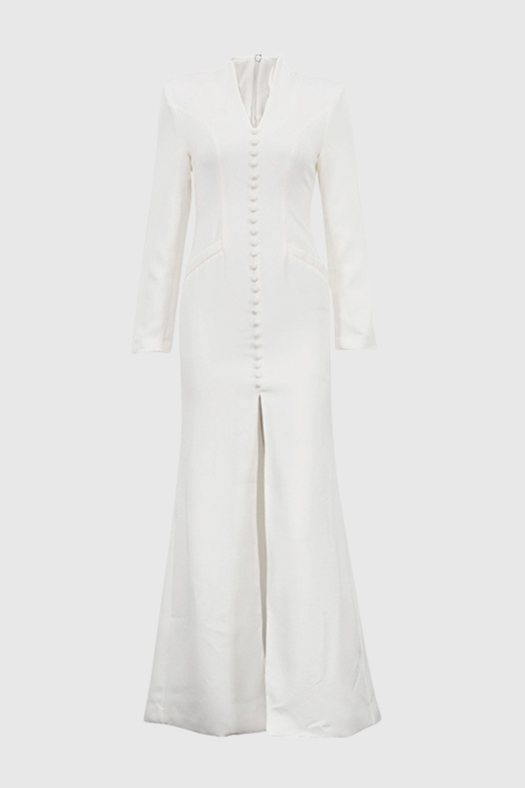 Bohama Buttoned Maxi Dress - White
