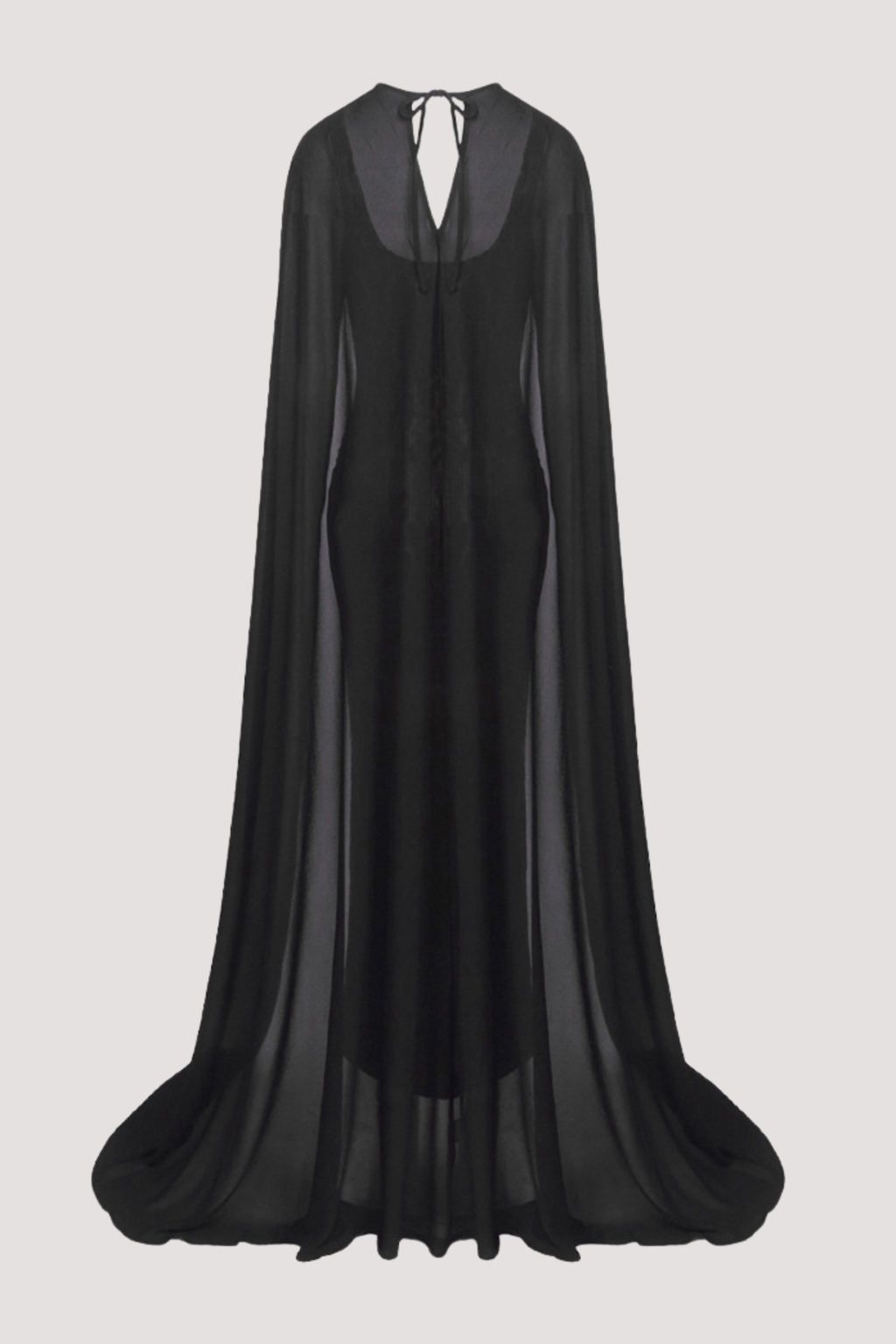 Borgna Leopard Sequin Maxi Dress & Cape Set