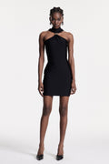 Borivoje Halter Neck Mini Dress