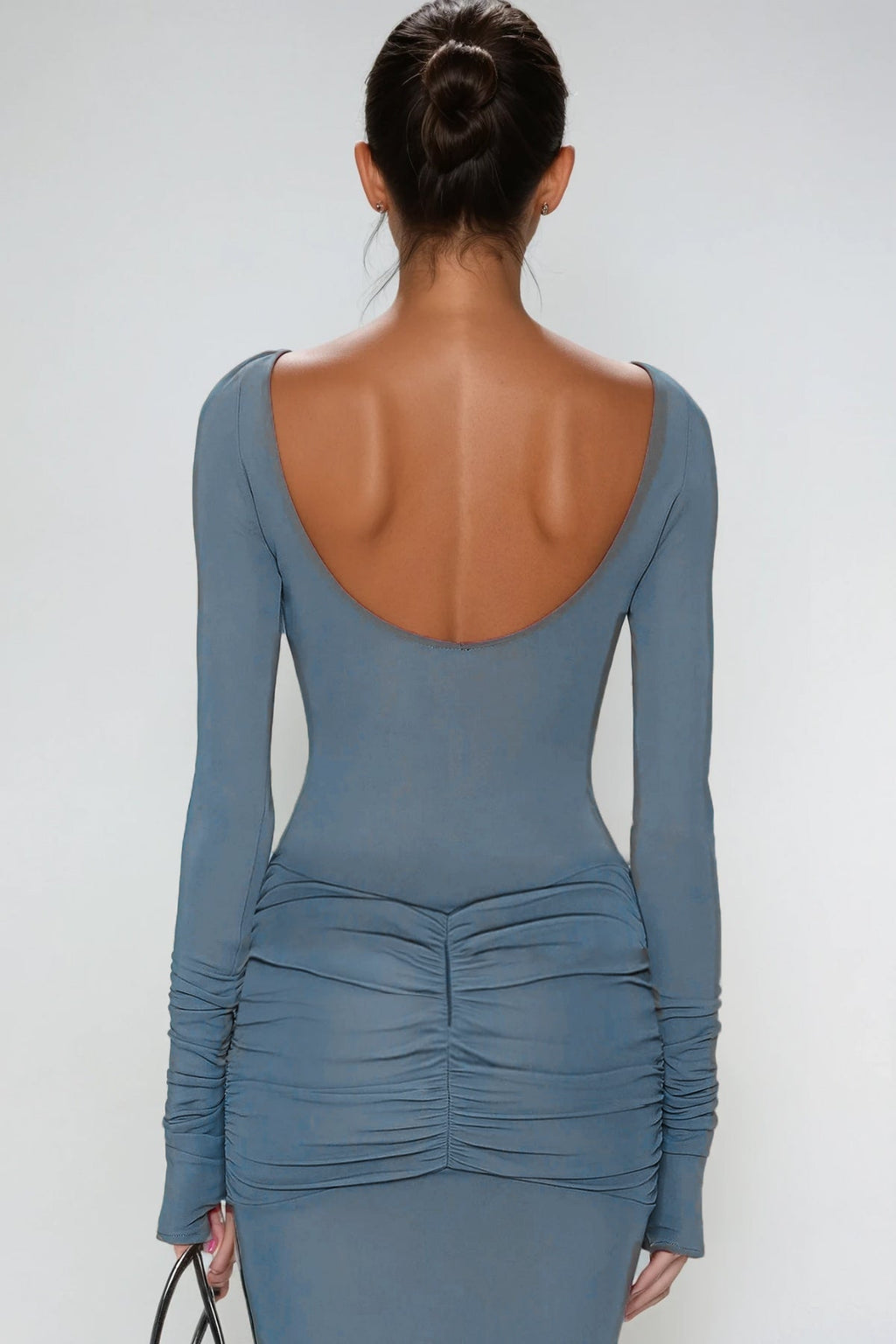 Borys Bow Ruch Maxi Dress