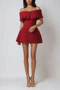 Braam Strapless Ruch Mini Dress