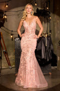 Cynthia Gown - Floral Embellished Tulle Dress