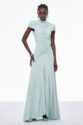 Caradog Ruch Ruffle Maxi Dress