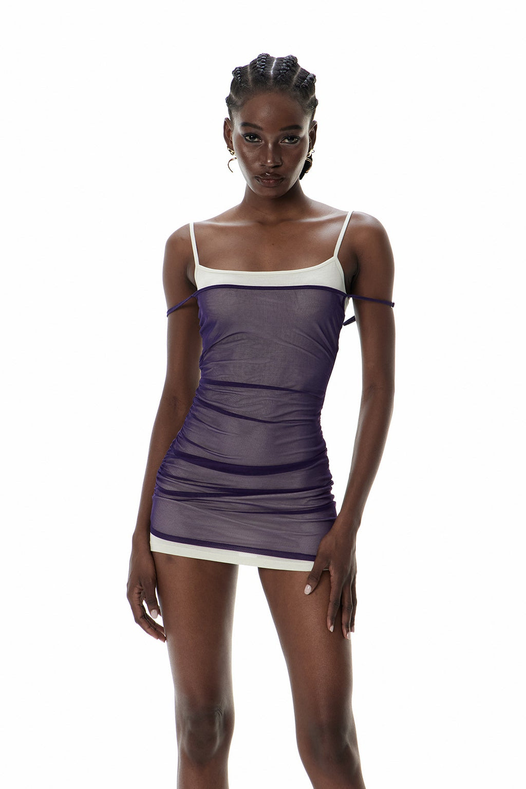 Carole Spaghetti Bodycon Mini Dress