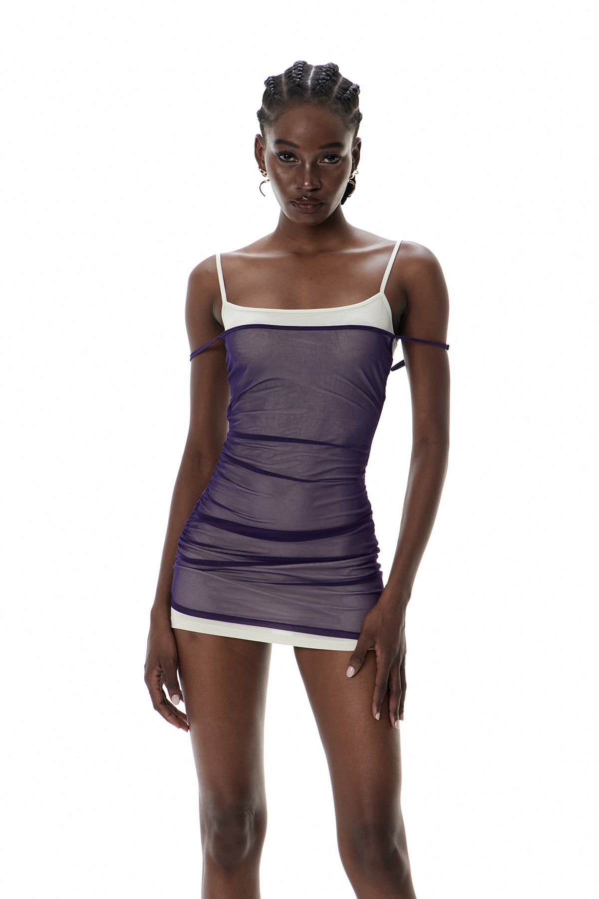 Carole Spaghetti Bodycon Mini Dress