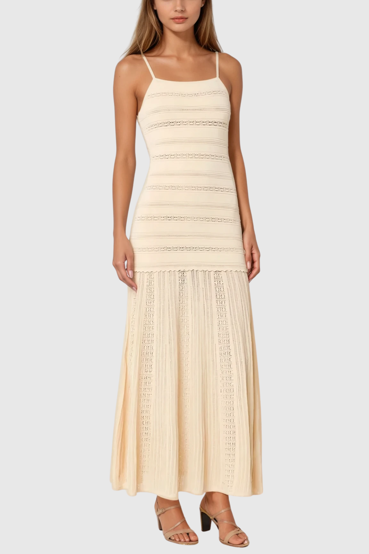 Carrol Stripe Knit Maxi Dress