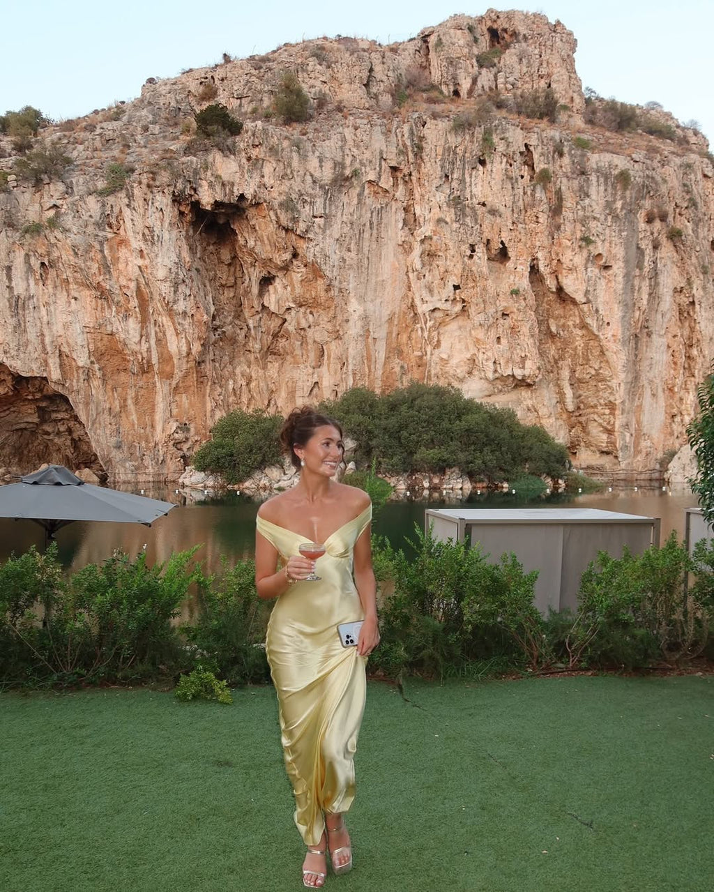 Emory | Satin Backless Maxi Dress
