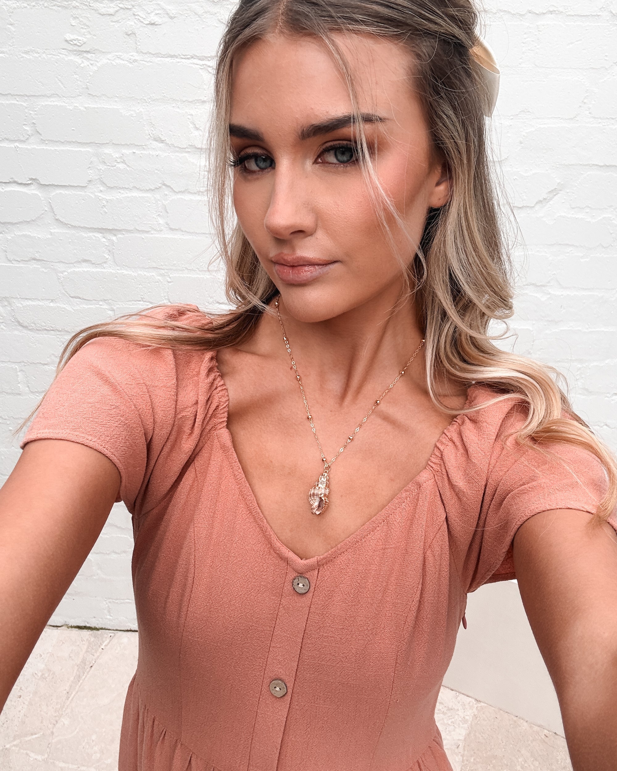 Celie Dress - Rust