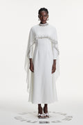 Dallas Crystal Shawl Maxi Dress