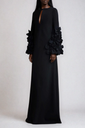 Diadumenus Cutout Flower Maxi Dress