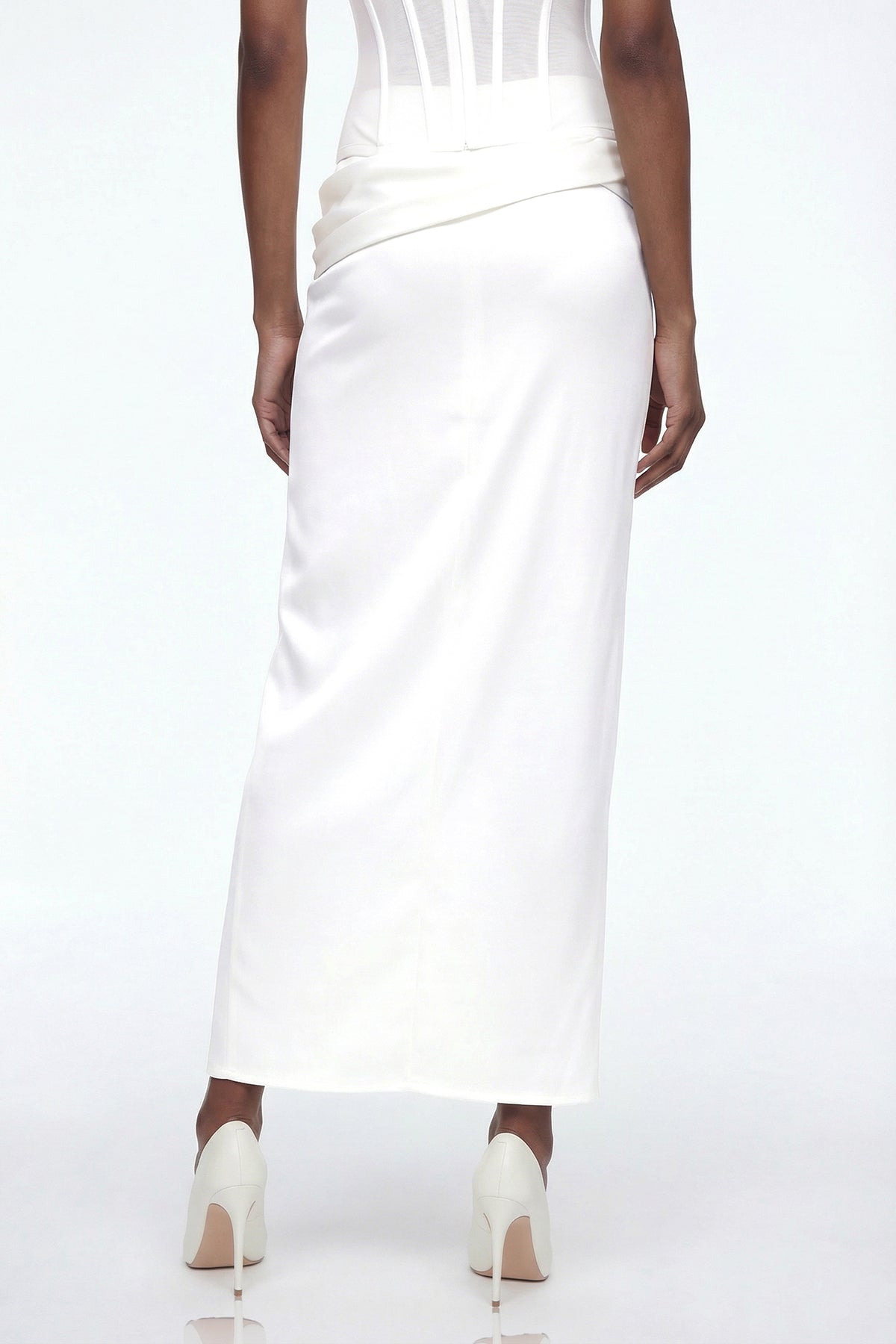 Dimos Strapless Corset Maxi Dress
