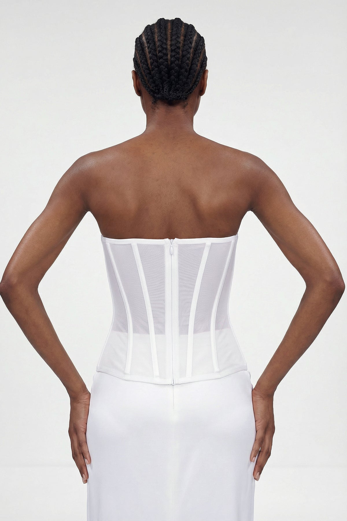 Dimos Strapless Corset Maxi Dress
