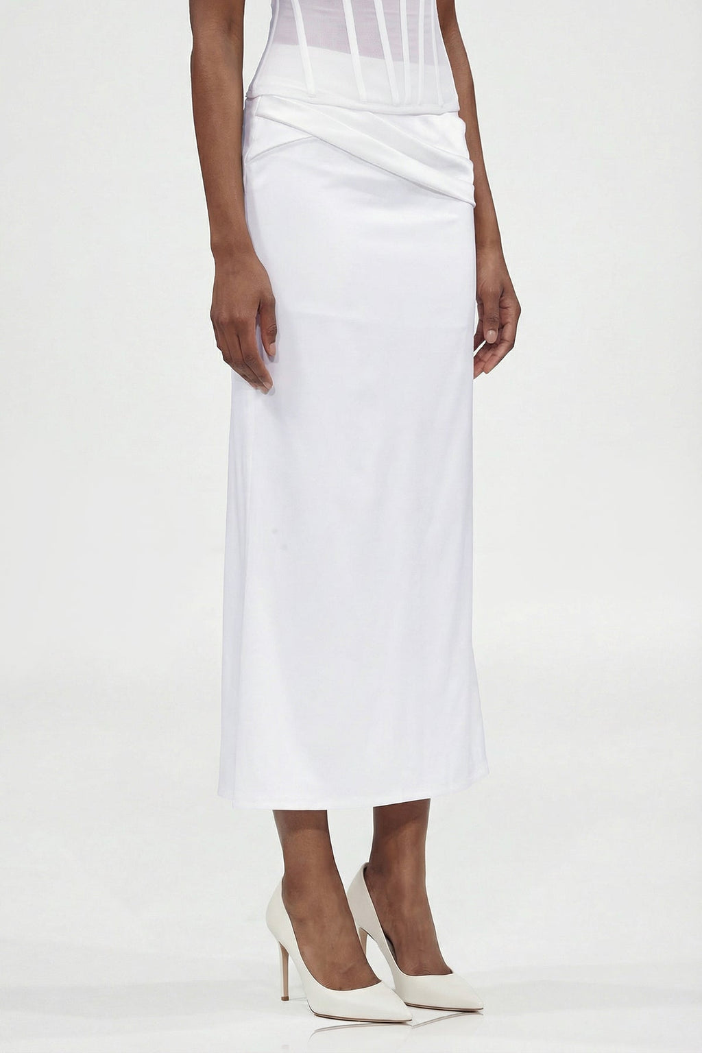 Dimos Strapless Corset Maxi Dress