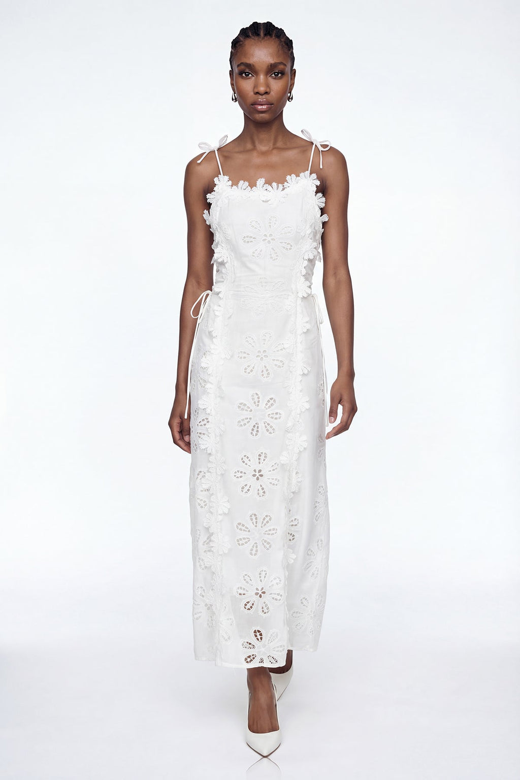 Dorijan Floral Spaghetti Maxi Dress