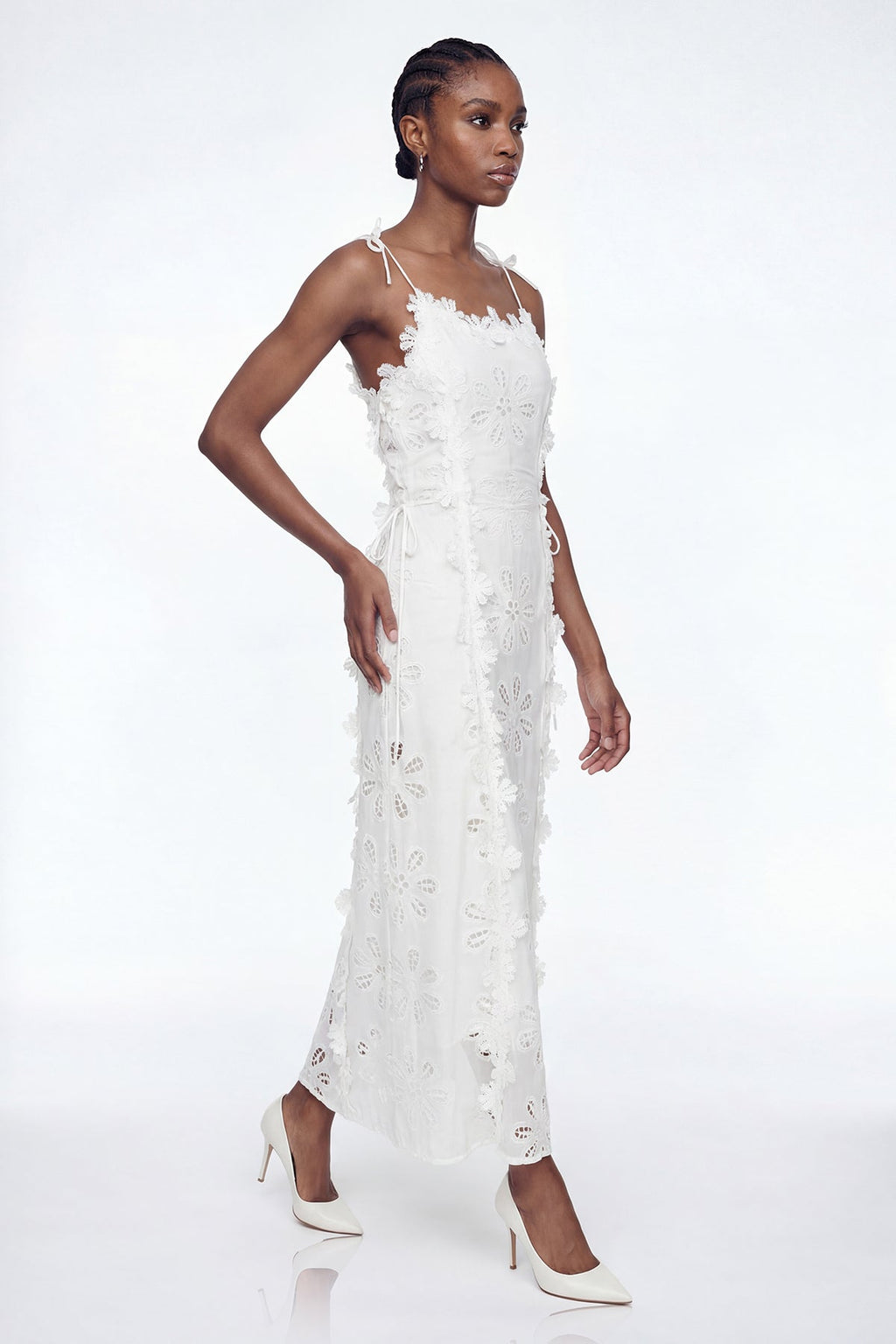 Dorijan Floral Spaghetti Maxi Dress