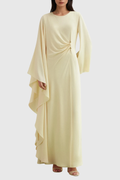 Dorottya Asymmetric Ruffle Maxi Dress