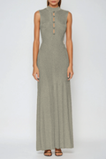 Duarte Sleeveless Cutout Knit Maxi Dress