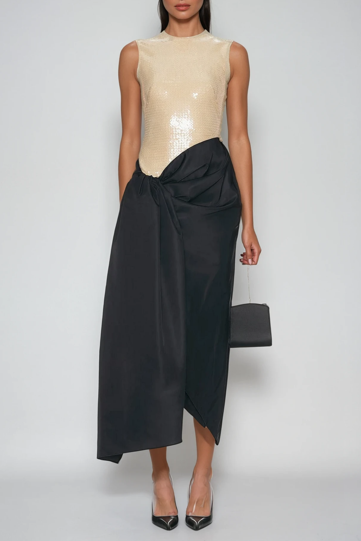 Dubhghlas Deconstruct Sequin Maxi Dress