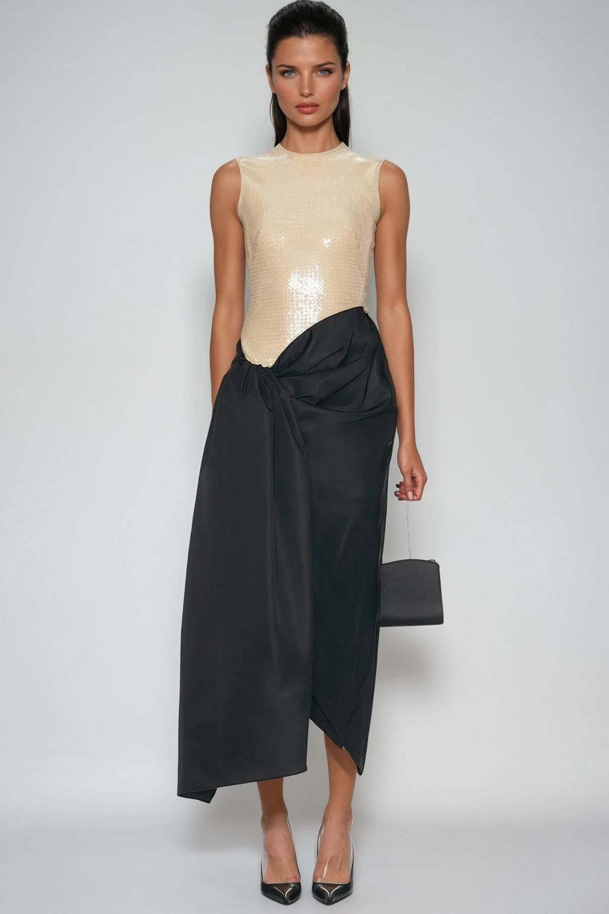 Dubhghlas Deconstruct Sequin Maxi Dress