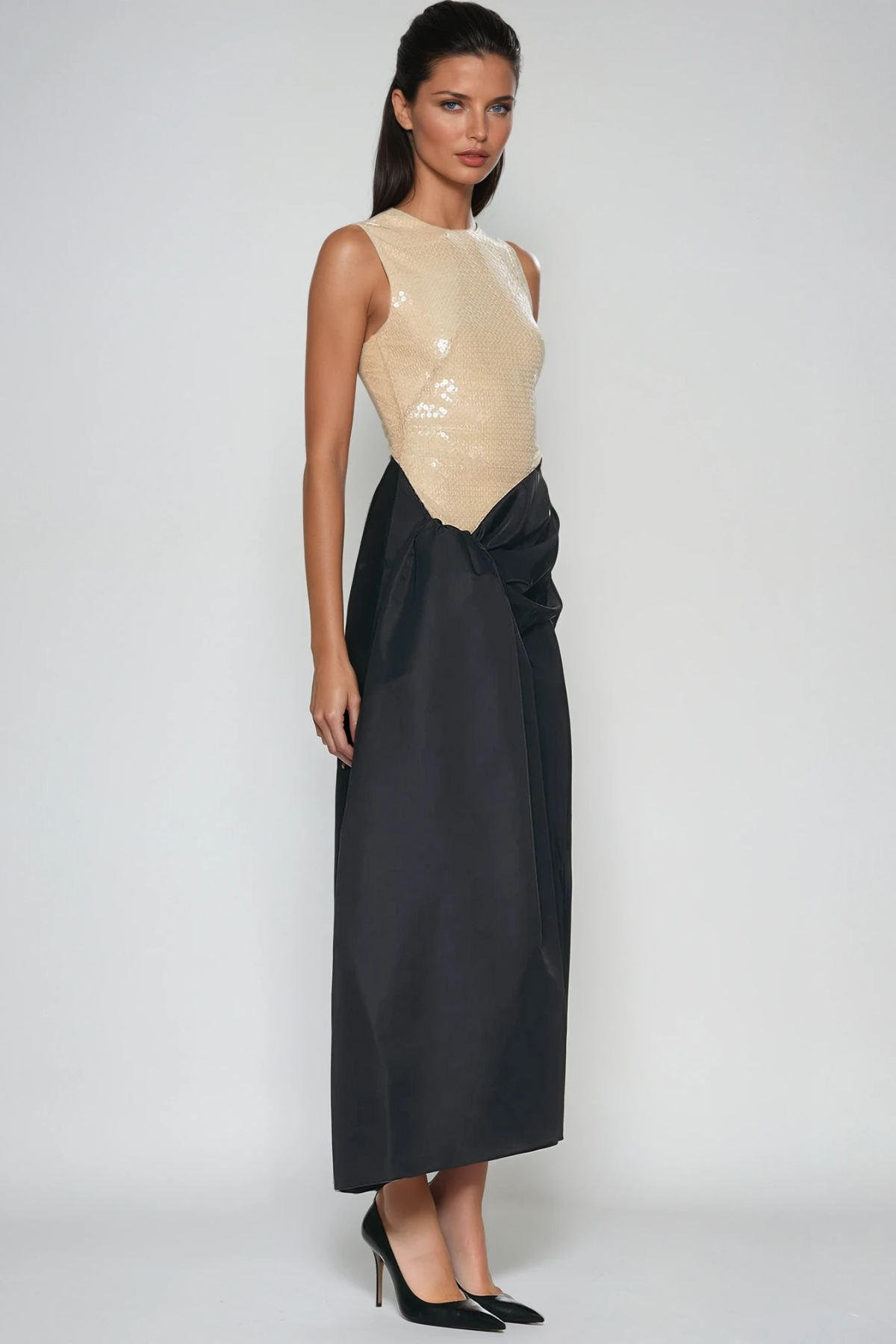 Dubhghlas Deconstruct Sequin Maxi Dress