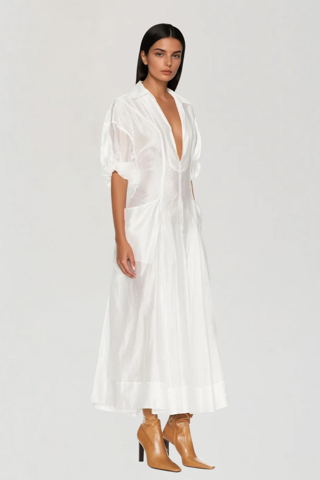Dunstan Plunge Deconstruct Maxi Dress