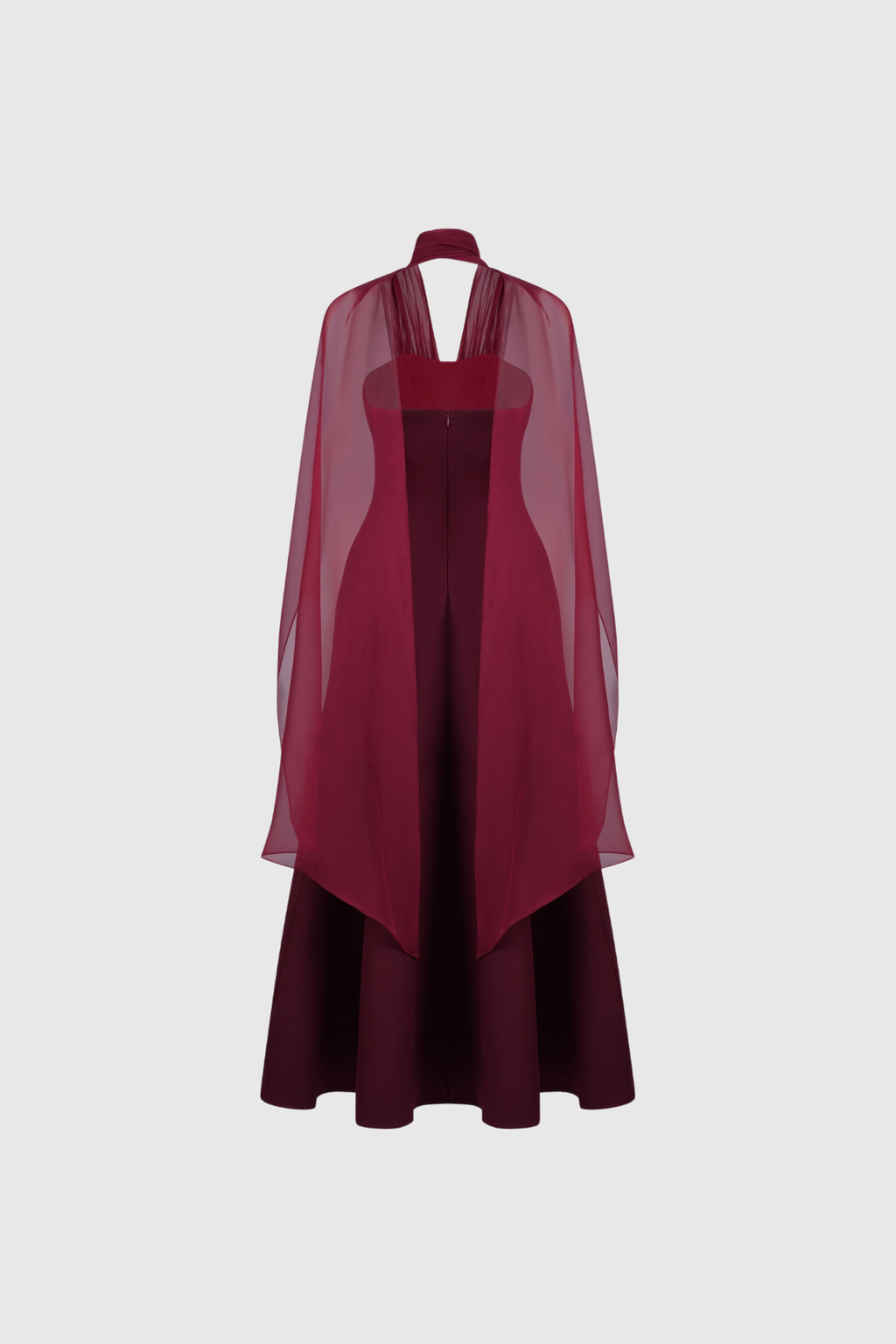 Dusana Mesh Shawl Maxi Dress