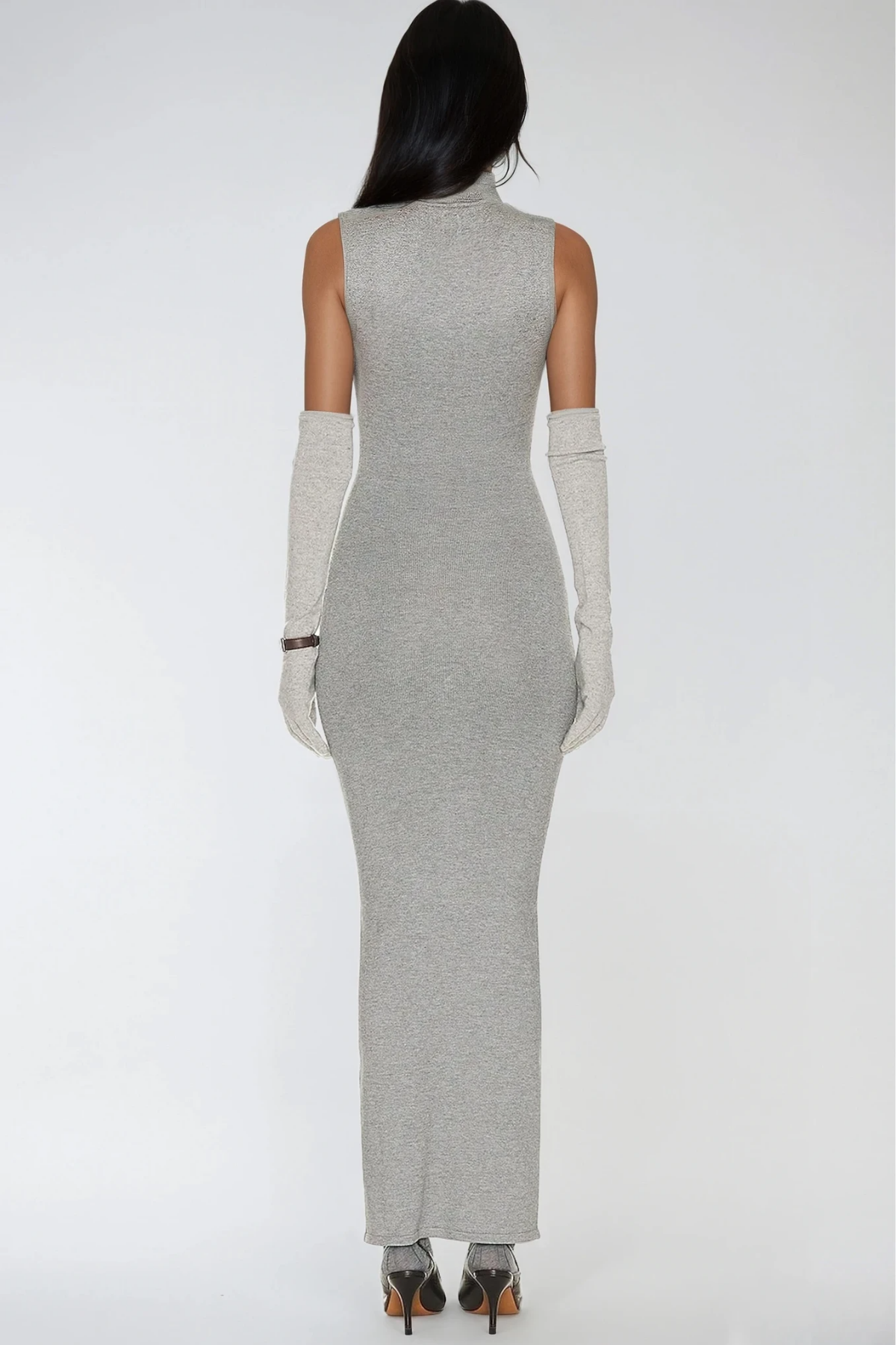 Dzejlana Turtleneck Bodycon Maxi Dress