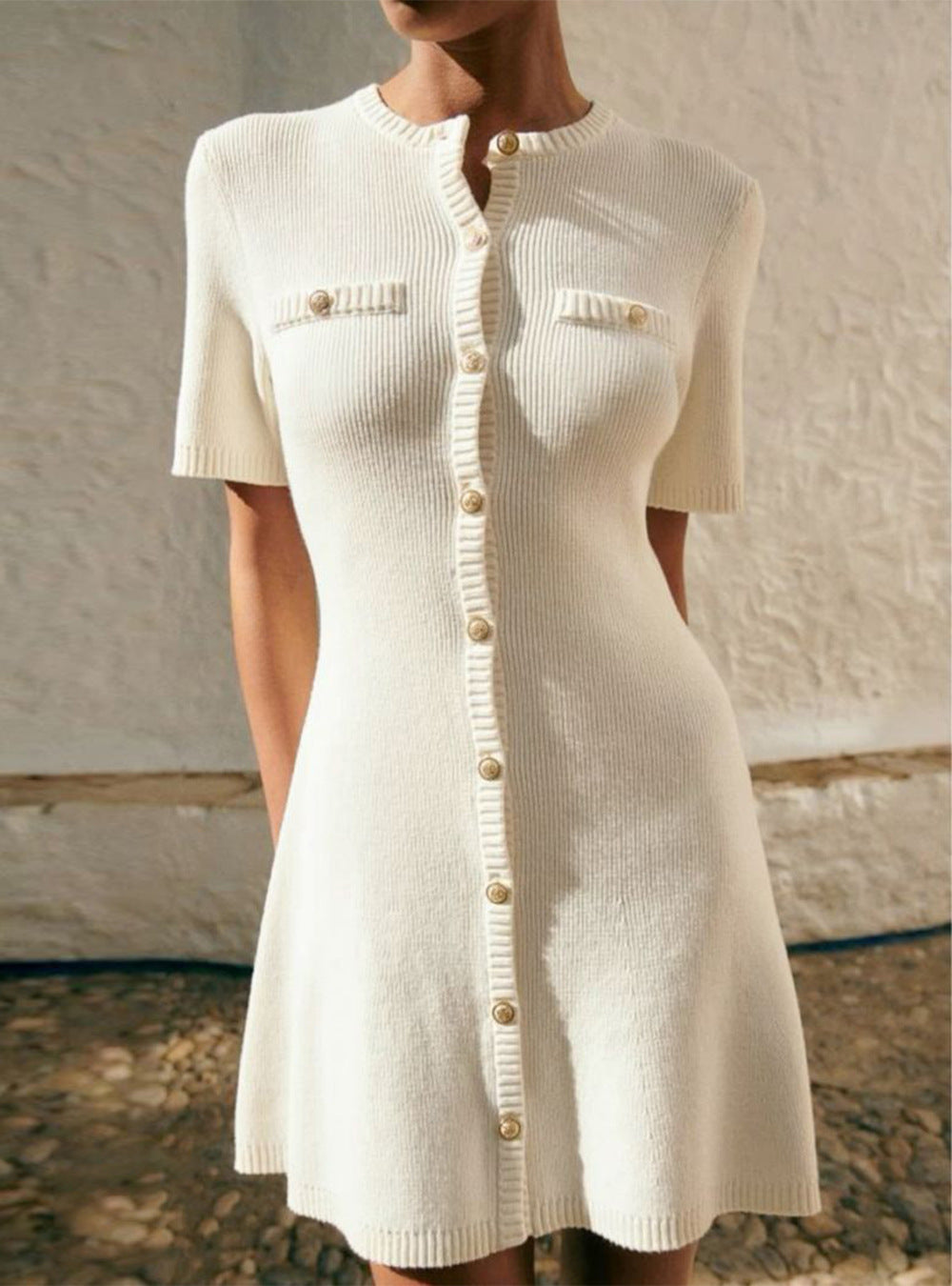 Holly | Knitted Mini Dress