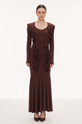 Eirene Ruffle Maxi Dress