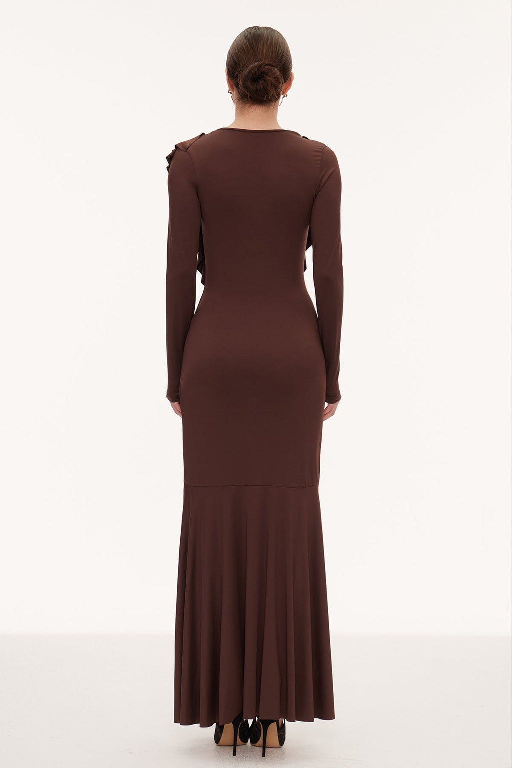 Eirene Ruffle Maxi Dress
