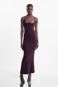 Eldar Leopard Spaghetti Maxi Dress