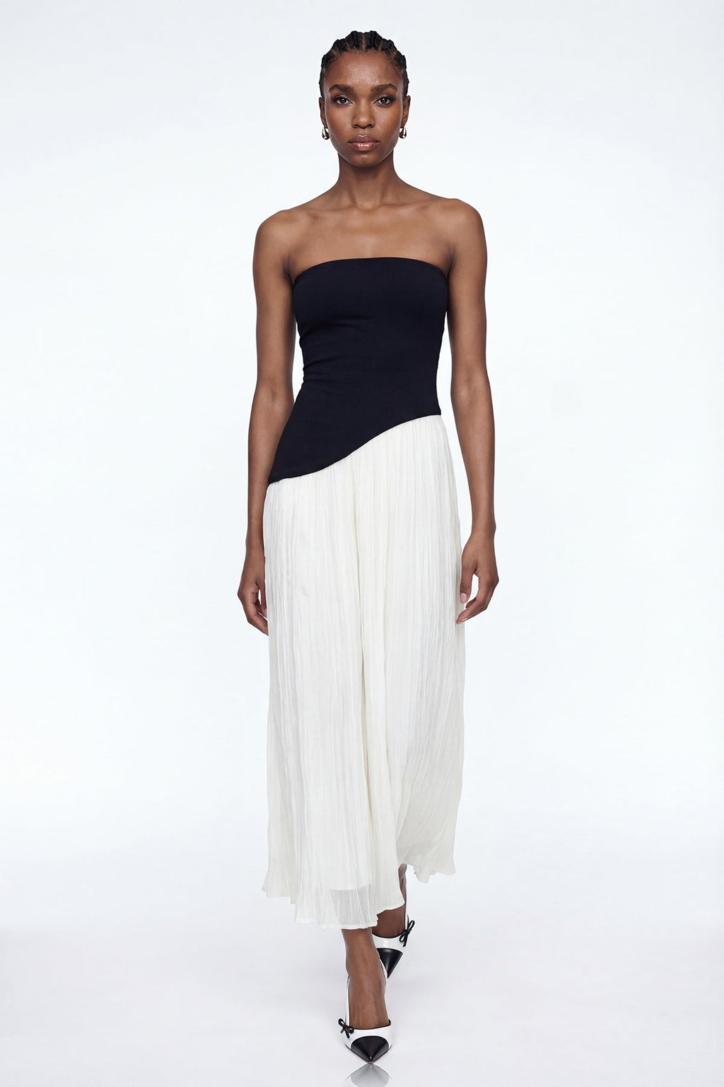 Elkan Colorblock Bodycon Maxi Dress