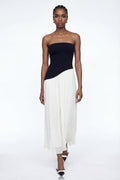 Elkan Colorblock Bodycon Maxi Dress
