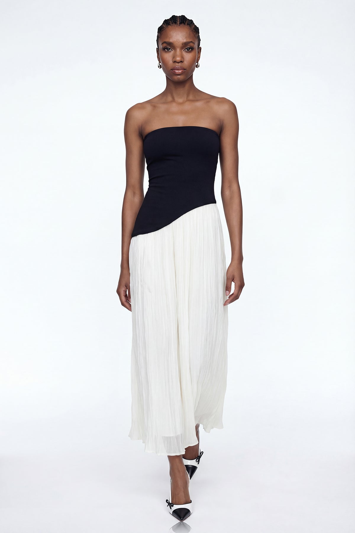 Elkan Colorblock Bodycon Maxi Dress