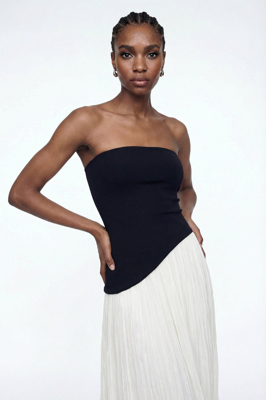Elkan Colorblock Bodycon Maxi Dress