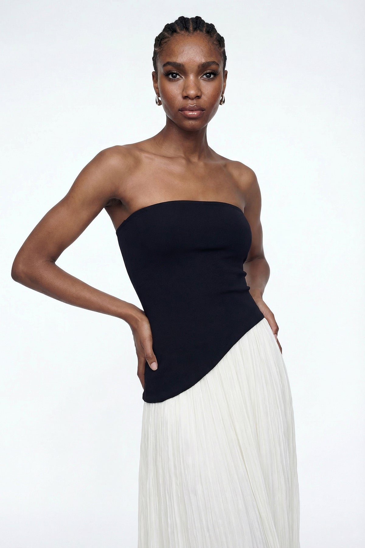 Elkan Colorblock Bodycon Maxi Dress