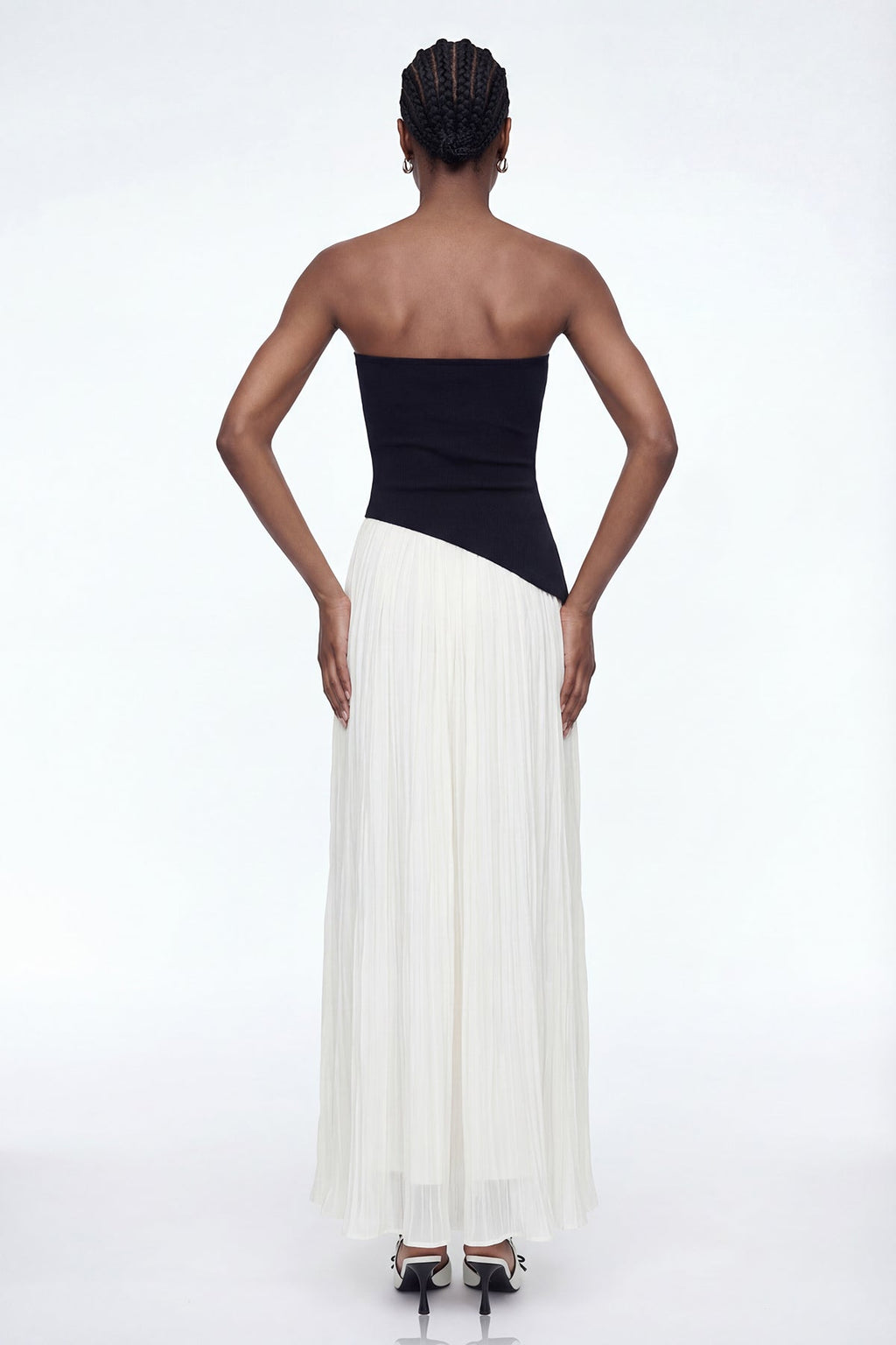 Elkan Colorblock Bodycon Maxi Dress