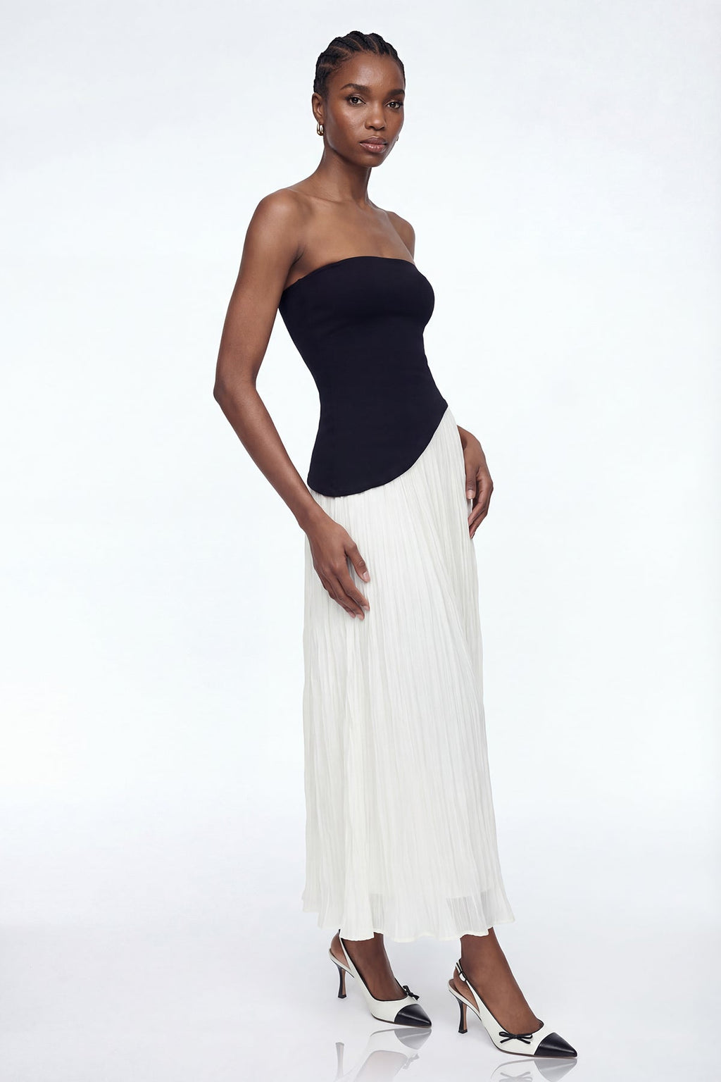 Elkan Colorblock Bodycon Maxi Dress