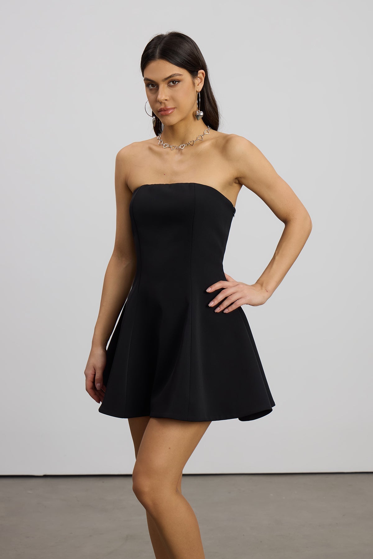 Elza Strapless Mini Dress