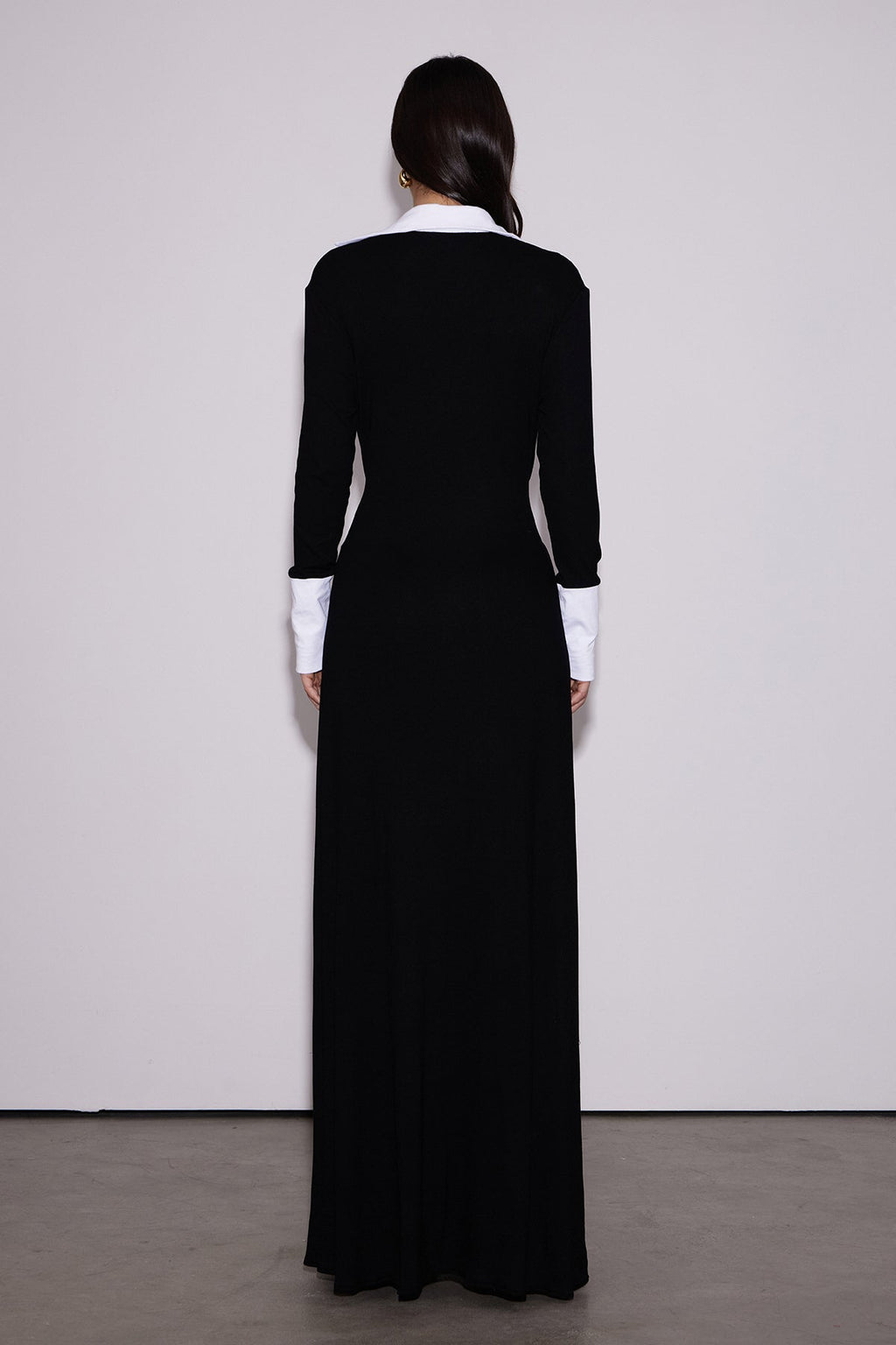 Emiliia Plunge Tie Up Maxi Dress