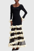 Esau Ruffled Tiered Maxi Dress