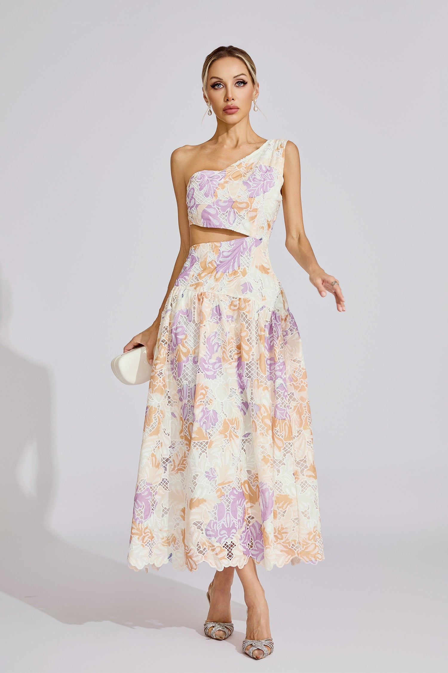 Estella  Yellow Off-Shoulder Maxi Dress