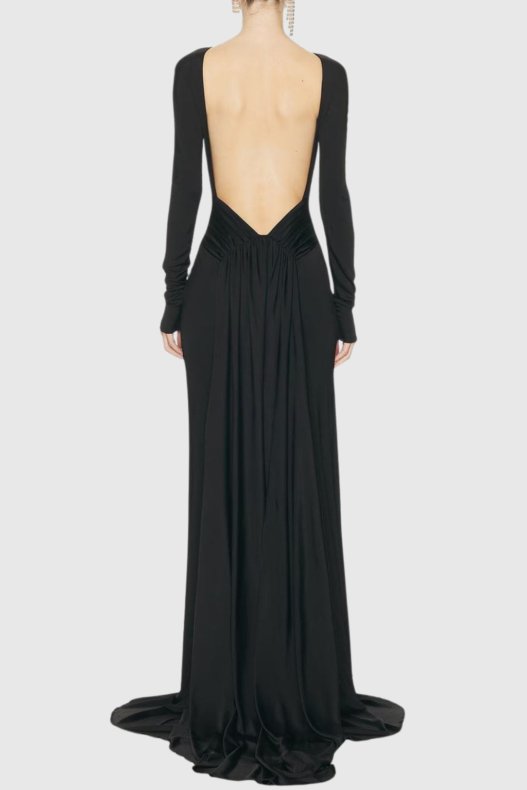 Evian Backless Maxi Dress